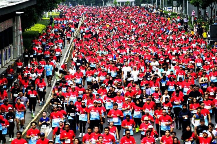 BTN Jakim 2025 Sukses Digelar, Lautan Manusia Penuhi Jalan Sudirman Thamrin