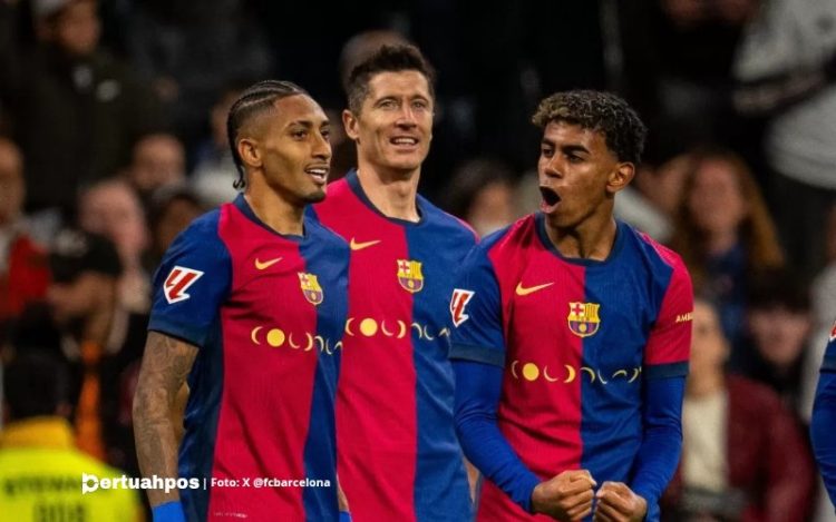 Barcelona Kunci Gelar La Liga Usai Tumbangkan Espanyol 2-0